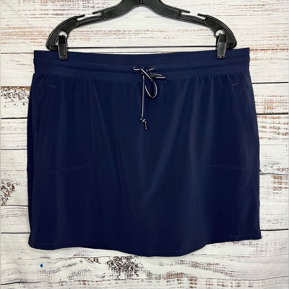 NWT Talbots Athletic Outdoor Women’s Skirt W/Pockets Drawstring Size XL